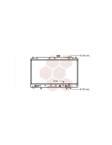 COMPATIBLE CON RADIADOR MITSUBISHI COLT III...