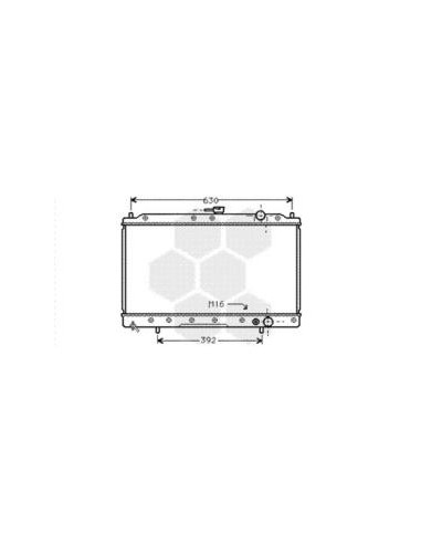 COMPATIBLE CON RADIADOR MITSUBISHI COLT III...