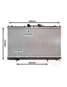 COMPATIBLE CON RADIADOR MITSUBISHI GALANT VI 2.0,TDI 2.4 G