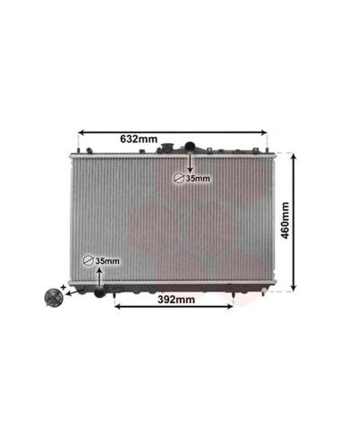 COMPATIBLE CON RADIADOR MITSUBISHI CARISMA 1.6...