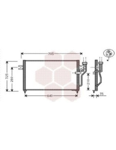 COMPATIBLE CON CONDENSADOR MITSUBISHI COLT IV LANCER...
