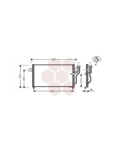 COMPATIBLE CON CONDENSADOR MITSUBISHI COLT IV...