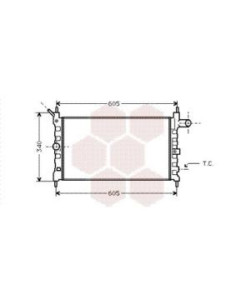 COMPATIBLE CON RADIADOR OPEL ASTRA F