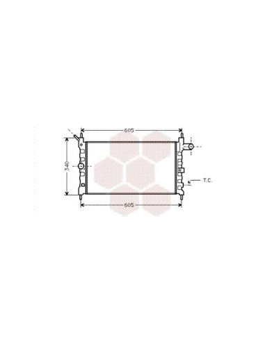 COMPATIBLE CON RADIADOR OPEL ASTRA F