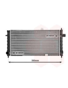 COMPATIBLE CON RADIADOR OPEL CORSA A 1.2 S 1.3,S 1.4 i,S