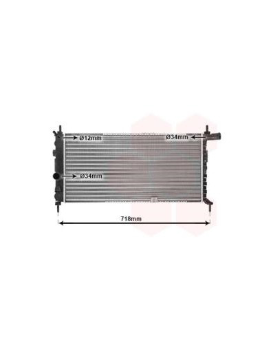 COMPATIBLE CON RADIADOR OPEL KADETT E 1.4 S 1.6...