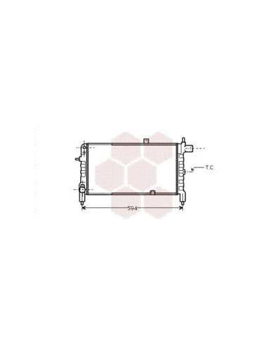 COMPATIBLE CON RADIADOR OPEL CORSA A 1.2,i,S...