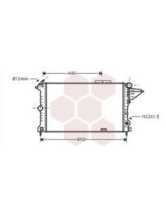 COMPATIBLE CON RADIADOR OPEELEVALUNASECTRA A 1.6 i 1.7 D...