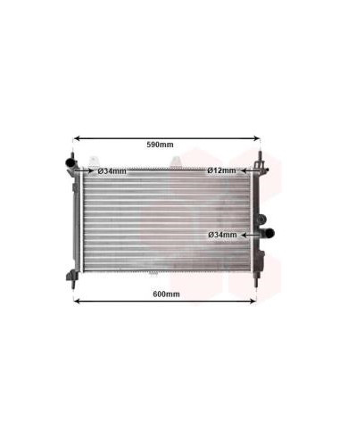 COMPATIBLE CON RADIADOR OPEL ASTRA F KADETT E...