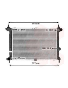 COMPATIBLE CON RADIADOR OPEL ASTRA F 1.7 TD
