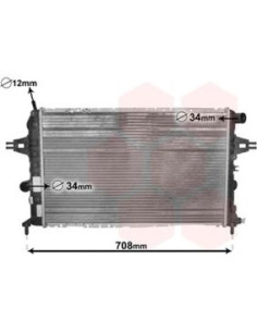 COMPATIBLE CON RADIADOR OPEL ASTRA G 1.7 TD