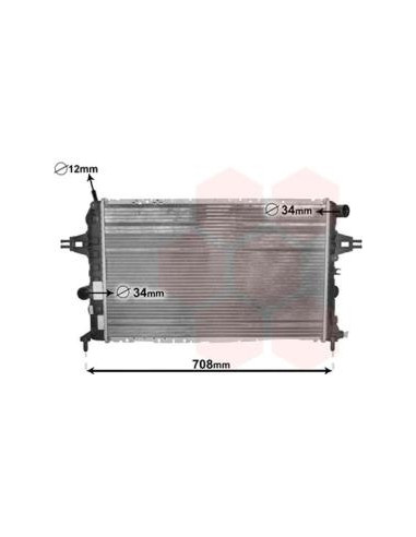 COMPATIBLE CON RADIADOR OPEL ASTRA G 1.7 TD