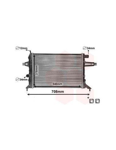 COMPATIBLE CON RADIADOR OPEL ASTRA G 98