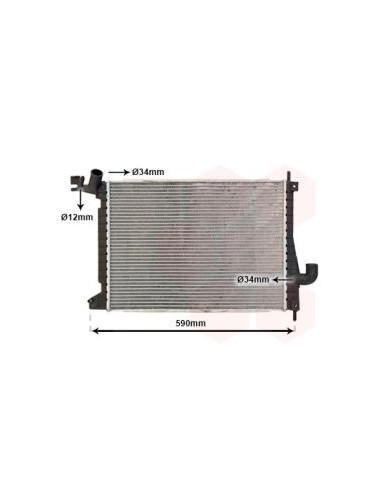 COMPATIBLE CON RADIADOR OPEL OMEGA B