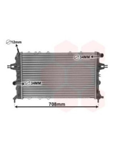 COMPATIBLE CON RADIADOR OPEL ZAFIRA 2.0 DI 16V