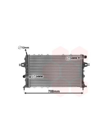 COMPATIBLE CON RADIADOR OPEL ZAFIRA 2.0 DI 16V