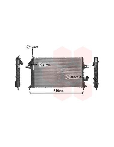 COMPATIBLE CON RADIADOR OPEL ASTRA G 1.7 DTI 16V