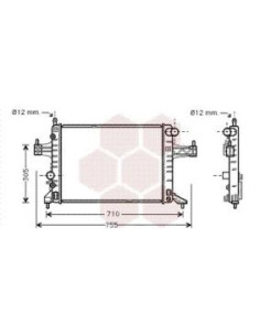 COMPATIBLE CON RADIADOR OPEL CORSA CON 1.4 16V 1.8 16V !