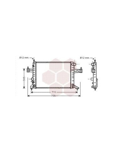 COMPATIBLE CON RADIADOR OPEL CORSA CON 1.4 16V...