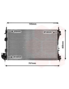 COMPATIBLE CON RADIADOR OPEELEVALUNASECTRA 2.0 DTI AC 02