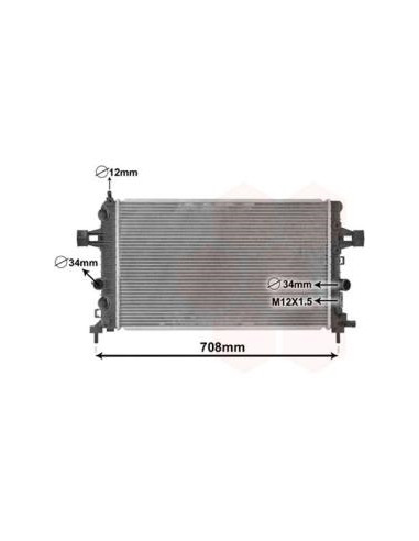 COMPATIBLE CON RADIADOR OPEL ASTRA H