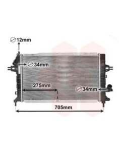 COMPATIBLE CON RADIADOR OPEL ASTRA H 04