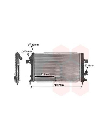 COMPATIBLE CON RADIADOR OPEL ASTRA H 1.3CDTI 2004