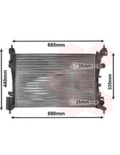 COMPATIBLE CON RADIADOR OPEL CORSA D 1.0 1.2 1.4 06