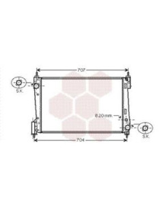 COMPATIBLE CON RADIADOR OPEL CORSA 1.3D 06