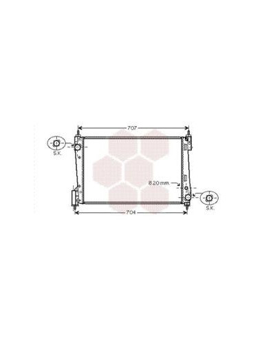 COMPATIBLE CON RADIADOR OPEL CORSA 1.3D 06