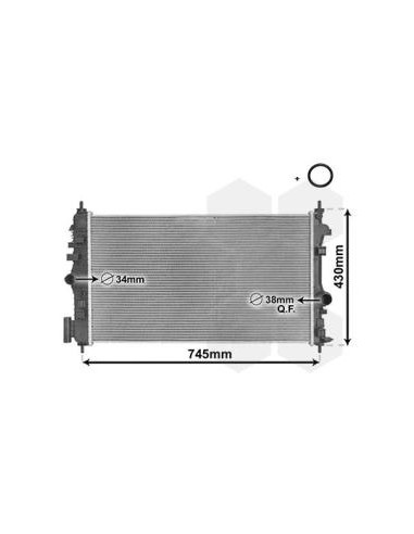 COMPATIBLE CON RADIADOR OPEL INSIGNIA