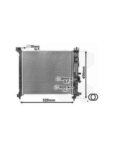 COMPATIBLE CON RADIADOR OPEL MERIVA 1.4 ECOFLEX...