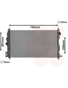 COMPATIBLE CON RADIADOR CHEVROLET CRUZE 2.0CDI 09