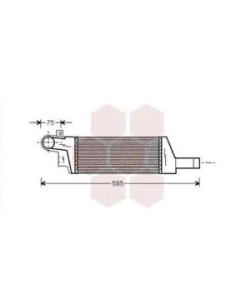 COMPATIBLE CON INTERCOOLER OPEL CORSA CON 1.7 DTI 16V