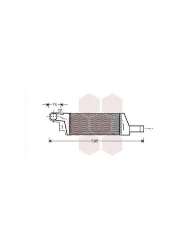 COMPATIBLE CON INTERCOOLER OPEL CORSA CON 1.7...