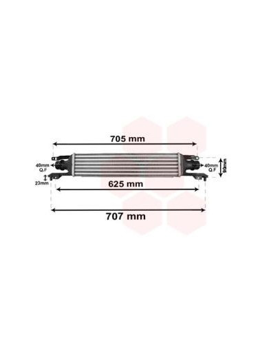 COMPATIBLE CON INTERCOOLER OPEL CORSA D 1.3...