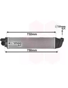 COMPATIBLE CON INTERCOOLER RENAULT TRAFIC III VIVARO...