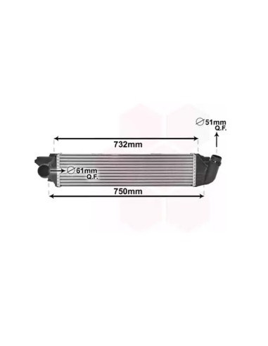 COMPATIBLE CON INTERCOOLER RENAULT TRAFIC III...