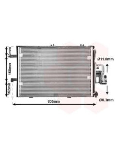 COMPATIBLE CON CONDENSADOR OPEL CORSA CON 1.7 DI 16V