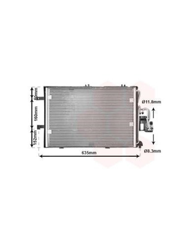COMPATIBLE CON CONDENSADOR OPEL CORSA CON 1.7...