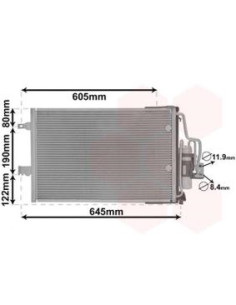 COMPATIBLE CON CONDENSADOR OPEL CORSA C 08 2003 GASOLINA
