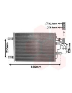 COMPATIBLE CON CONDENSADOR OPEL MERIVA 03