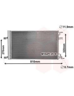 COMPATIBLE CON CONDENSADOR OPEL ASTRA J 1.7CDTI 10