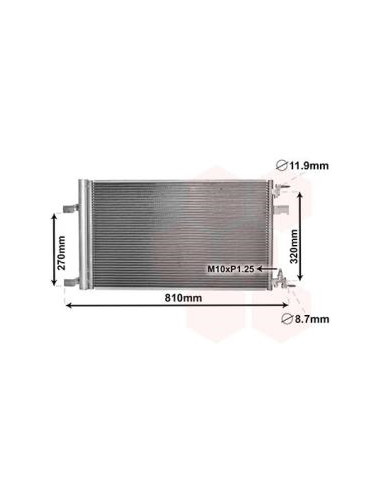 COMPATIBLE CON CONDENSADOR OPEL ASTRA J 1.7CDTI 10