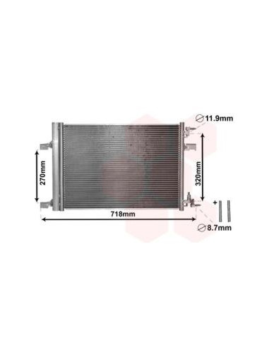 COMPATIBLE CON CONDENSADOR OPEL ASTRA J 1.3...