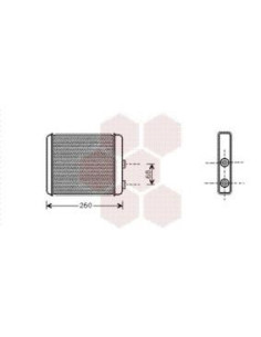 COMPATIBLE CON RADIADOR CALEFACCION OPEL ASTRA G DELPHI 98