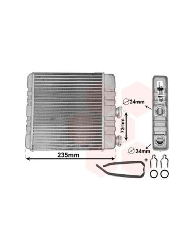 COMPATIBLE CON RADIADOR CALEFACCION OPEL ASTRA...