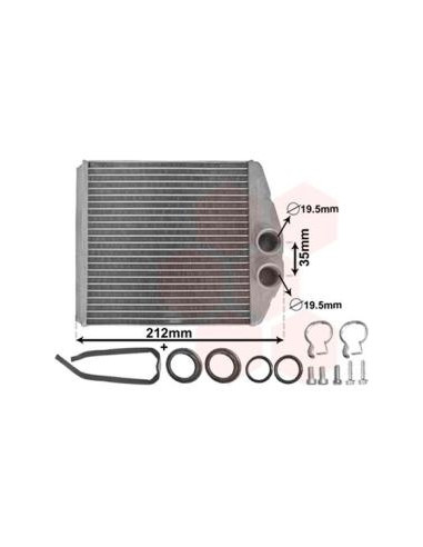 COMPATIBLE CON RADIADOR CALEFACCION OPEL CORSA...