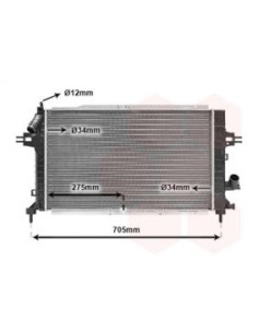 COMPATIBLE CON RADIADOR OPEL ASTRA H 04