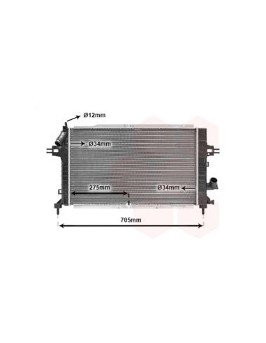 COMPATIBLE CON RADIADOR OPEL ASTRA H 04